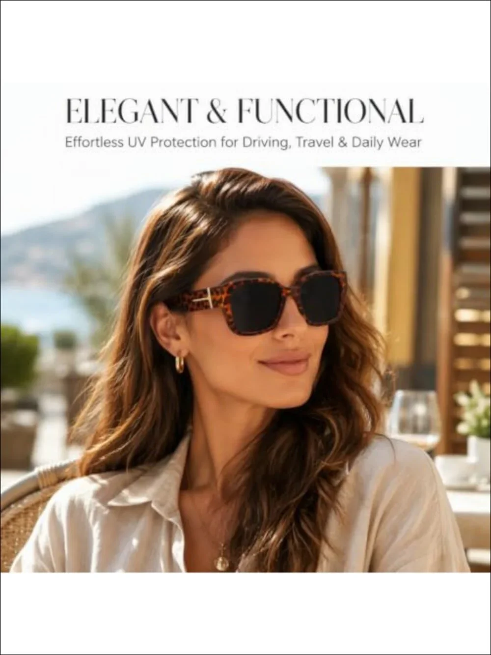 Polarized Fit Over Sunglasses UV400 Protection Square Full Frame